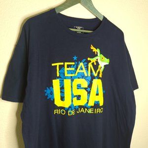 Team USA Olympic Frog Tee Sz 2XL